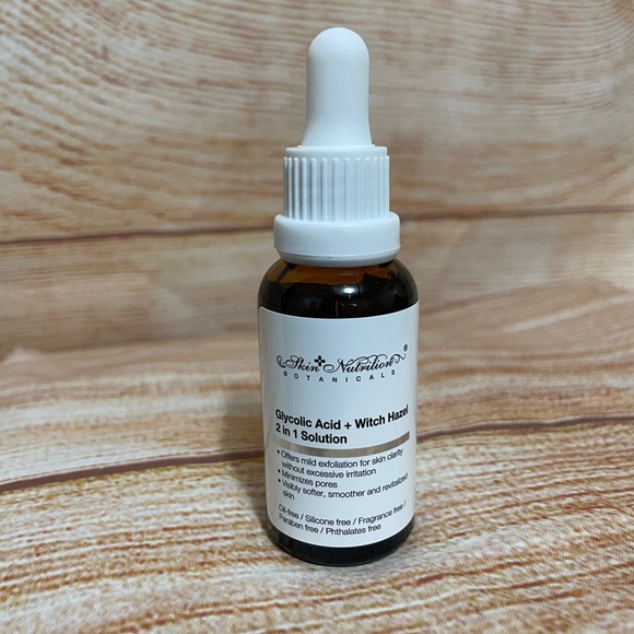 Skin Nutritions Botanicals - Glycolic Acid + Witch Hazel 2 in‎ 1 Solution - AHA - Picture 1 of 2